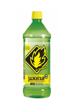 Жидкость для розжига Зажигай-ка 1 л. Артикул 624298