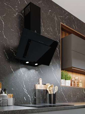 Вытяжка кухонная наклонная LEX Mira GS 600 Black TRFE000022. Артикул TRFE000022