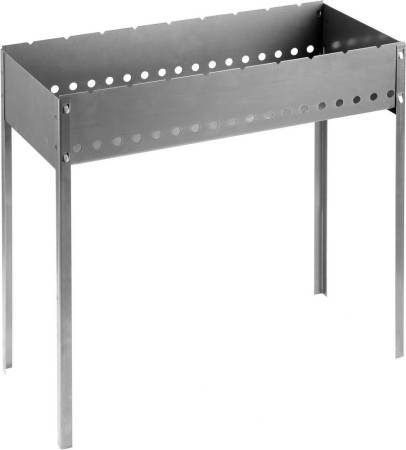 Мангал GRINDA "BARBECUE" усиленный толщина 1,5мм 700х300х700мм 427783. Артикул 427783