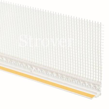 Профиль оконный примыкающий Strover 6мм с пыльником Strover_6. Артикул Strover_6