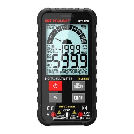 Мультиметр цифровой КВТ KT 112В серия PROLINE арт. 86326. Артикул 86326