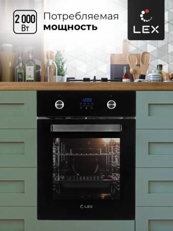 Духовой шкаф встраиваемый LEX EDP 4590 BL CHAO000305. Артикул CHAO000305
