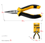 Мини-тонкогубцы STAYER 120 мм, 2218-2_z03. Артикул 2218-2_z03