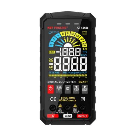 Мультиметр цифровой КВТ KT 126В серия PROLINE арт. 86329. Артикул 86329