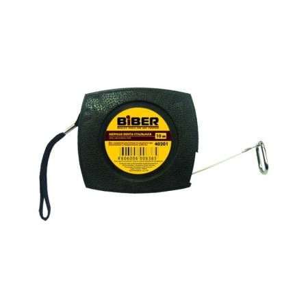 Мерная лента Biber 40201 стальная 10 м. Артикул тов-049306