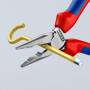 Плоскогубцы комбинированные остроконечные, 145 мм, хром, KNIPEX KN-0825145. Артикул KN-0825145