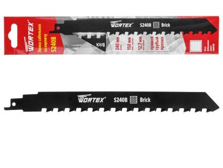 Пилка сабельная по кирпичу S 240B WORTEX0318097. Артикул 0318097