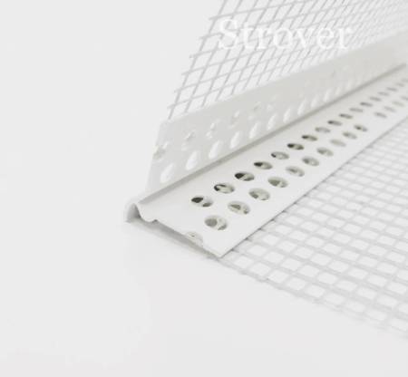 Профиль ПВХ угловой с капельником Strover Strover_100х100. Артикул Strover_100х100