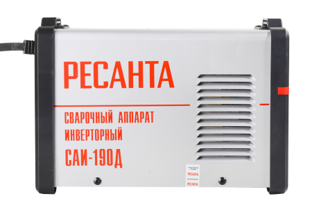 Сварочный аппарат инверторный Ресанта САИ-190Д 65/139. Артикул 65/139