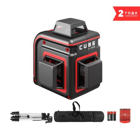Лазерный уровень ADA CUBE 3-360 PROFESSIONAL EDITION А00572. Артикул А00572