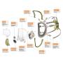 Замки регулировки оголовья маски 8950 JETA SAFETY 88963. Артикул 88963