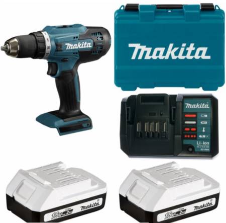 Аккумуляторная дрель шуруповерт MAKITA DF488DWAE 15262. Артикул 15262
