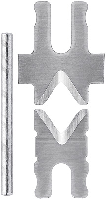 Ножи для стриппера KN-1262180, 1 пара KNIPEX KN-126921. Артикул KN-126921