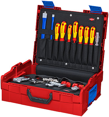 Чемодан инструментальный для сантехники, 52 пр. KNIPEX KN-002119LBS. Артикул KN-002119LBS
