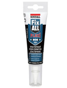 Клей-герметик SOUDAL FIX ALL FLEXI белый, 125 мл. 134136