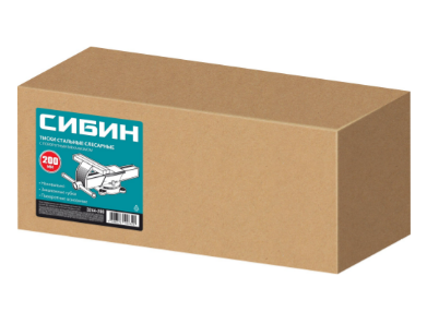 Тиски стальные слесарные СИБИН 200 мм 3244-200. Артикул 3244-200