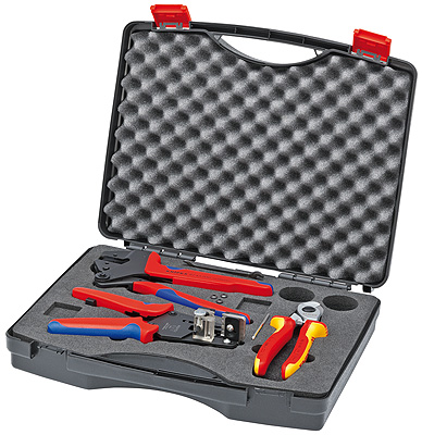 Чемодан инструментальный для фотогальваники, 3 пр., KNIPEX KN-979101. Артикул KN-979101