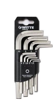 Набор ключей шестигранных (7 шт.)WITTE,Германия 45020. Артикул 45020