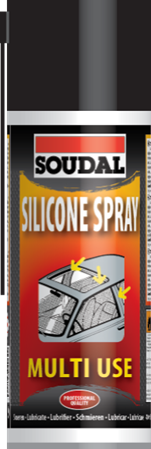 Силиконовая смазка 400ML SOUDAL Silicone Spray 134154. Артикул 134154