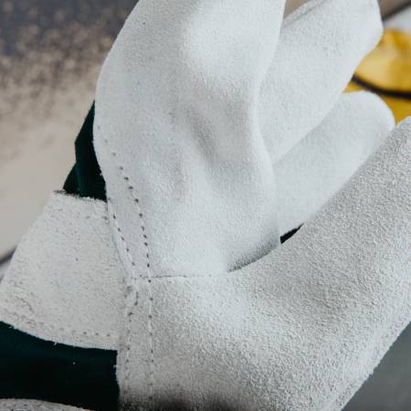 Комбинированные перчатки из кожи и хлопка JETA SAFETY JSL-201-XL. Артикул JSL-201-XL