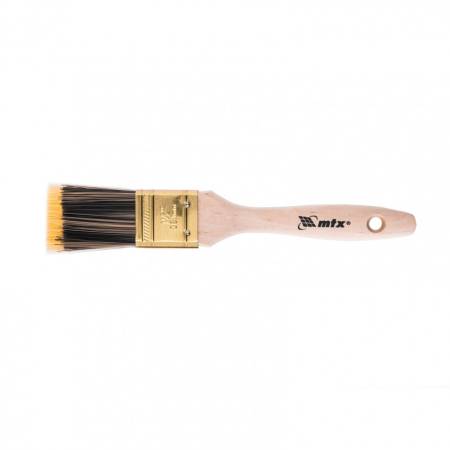 Кисть плоская Golden 1.5", искусственная щетина, деревянная ручка MTX 83218. Артикул 83218