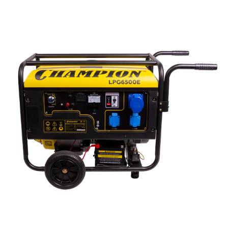 Бензиново-газовый генератор CHAMPION LPG6500E. Артикул LPG6500E