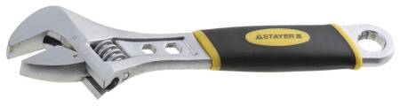 Ключ разводной CHROMAX 150 / 20 мм STAYER 27262-15. Артикул 27262-15