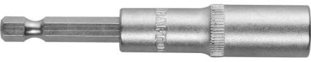 Бита KRAFTOOL с торцовой головкой удлиненная Cr-V хвостовик E 1/4" 8мм 26396-08. Артикул 26396-08