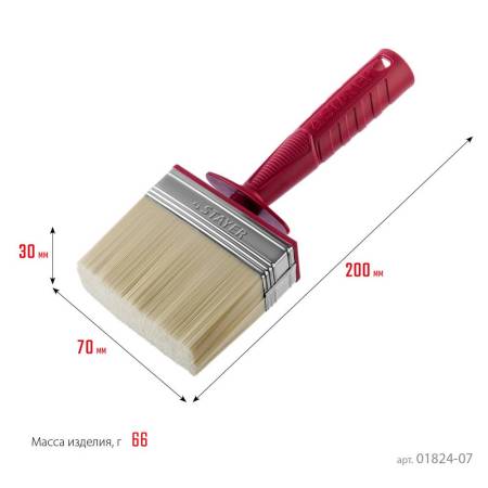 Макловица STAYER "MASTER" UNIVERSAL светлая щетина пластмассовый корпус 3х7см 01824-07. Артикул 01824-07