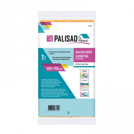 Салфетка для пола вискозная 600x700 мм, Home Palisad 923405. Артикул 923405