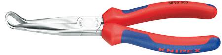 Плоскогубцы механика, плоскокруглые губки 45°, KNIPEX KN-3895200. Артикул KN-3895200