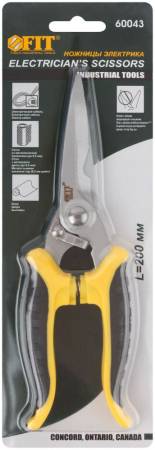 Ножницы электрика Профи 200 мм FIT 60043. Артикул 60043
