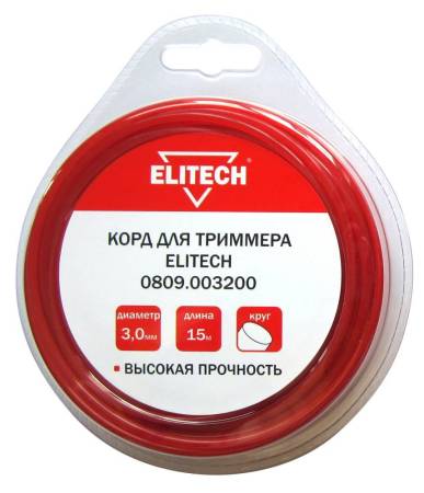Корд для триммера 0809.003200 ELITECH 176822. Артикул 176822