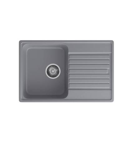 Мойка кухонная кварцевая LEX Geneva 740 Deep Grey RULE000166. Артикул RULE000166