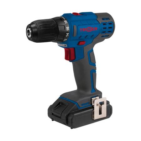 Дрель-шуруповерт Trigger 20102, 2 аккумулятора Li-ion (1,5Ач), 14,4V, 10 мм, 35 Нм, слайдер, кейс. Артикул тов-181556