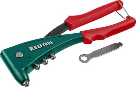Заклепочник KRAFTOOL X-5F с функцией FIX (удержание заклепки) в кейсе 31173-H6_z01. Артикул 31173-H6_z01