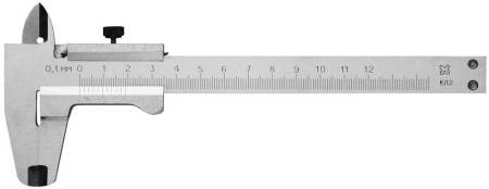 Штангенциркуль металлический тип 1 125мм 3445-125. Артикул 3445-125
