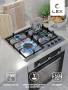 Варочная панель газовая LEX GVS 642 IX CHAO000362. Артикул CHAO000362