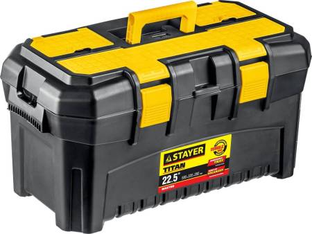 Ящик для инструмента "TITAN-22" пластиковый STAYER 38016-22. Артикул 38016-22