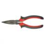 Длинногубцы изогнутые Black Nickel, 200 мм, двухкомпонентные рукоятки Matrix 17462. Артикул 17462