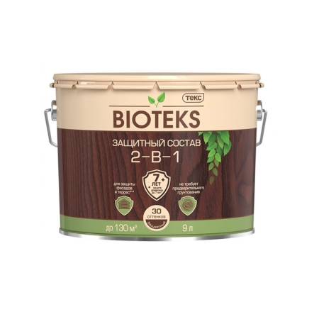 Антисептик Текс Bioteks состав 2в1 орех (9 л). Артикул тов-161549