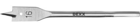 Сверло перовое по дереву DEXX 16x152мм шестигранный хвостовик 2945-16. Артикул 2945-16