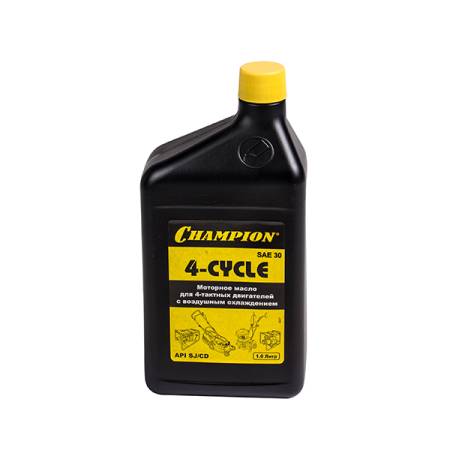 Масло для 4-тактных двигателей минеральное CHAMPION SAE30, 1л. Артикул 952810