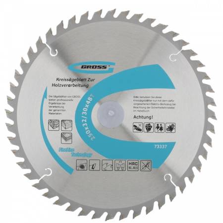 Пильный диск по дереву 250 x 32/30 x 48Т Gross 73337. Артикул 73337