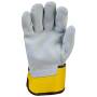 Комбинированные перчатки из кожи и хлопка JETA SAFETY JSL101. Артикул JSL101