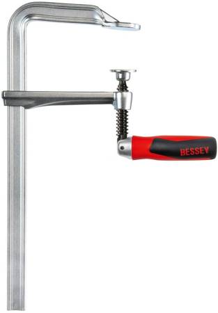 Струбцина цельнометаллическая 600/120, 5 кН, складная 2К ручка BESSEY BE-GZ60-12KG. Артикул BE-GZ60-12KG