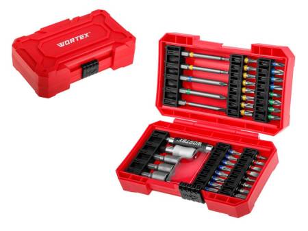 Набор бит WORTEX BS 421335578. Артикул 1335578