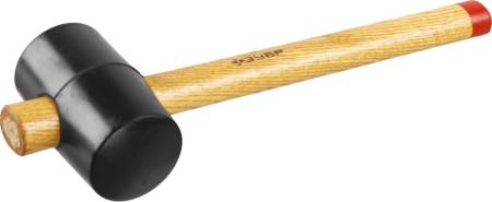 Чёрная резиновая киянка ЗУБР 450 г 2050-65_z01. Артикул 2050-65_z01