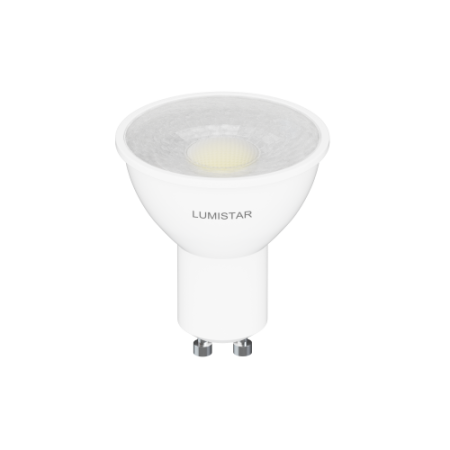 Лампа GU10 LUMISTAR линзованная 7ВТ 3000К GU10-3000K-7W. Артикул GU10-3000K-7W