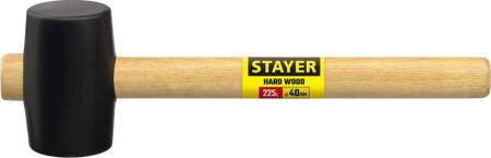 Чёрная резиновая киянка STAYER 225 г 20505-40. Артикул 20505-40